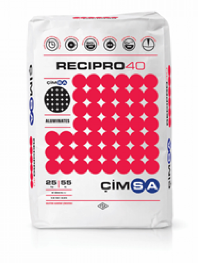 Cimsa RECIPRO40 &#8211; Calcium Aluminate Cement